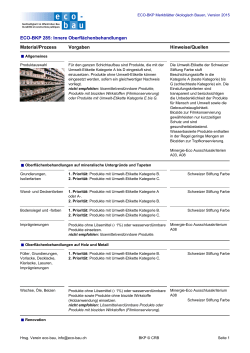 ECO-BKP 285: Innere Oberfl&auml;chenbehandlungen Material/Prozess