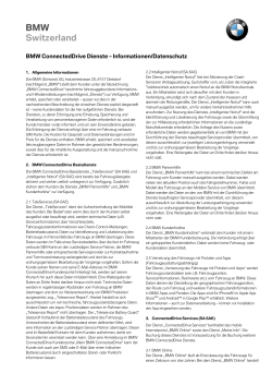 BMW ConnectedDrive – Informationen (PDF