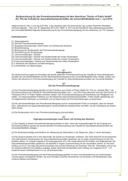 Studienordnung - Universität Bielefeld