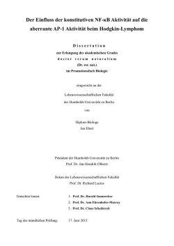 Dissertation zur Erlangung des akademischen Grades doctor rerum