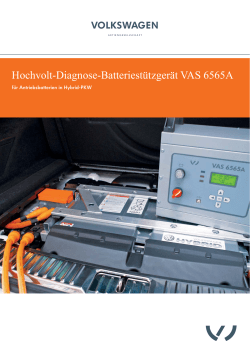 Hochvolt-Diagnose-Batteriestützgerät VAS 6565A