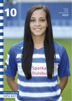 Nati, Sofia - MSV Duisburg