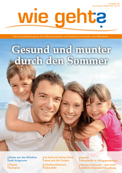 Gesund und munter durch den Sommer