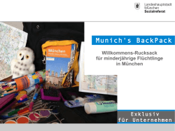 Munich`s BackPack