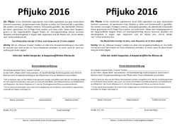 Pfijuko 2016 Pfijuko 2016
