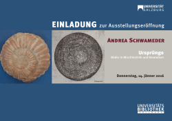 Andrea Schwameder - Universität Salzburg