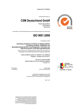 ISO Zertifikat deutsch gültig bis 2016 06 14
