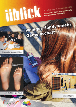 iiblick 15. November 2015