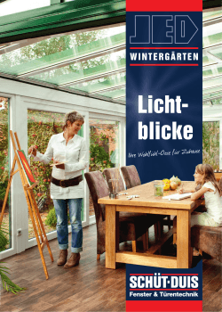 Licht- blicke - Lindemann Oelkers Fenstertechnik