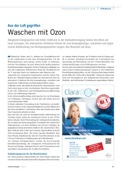 Waschen mit Ozon - Holzmann Medienshop