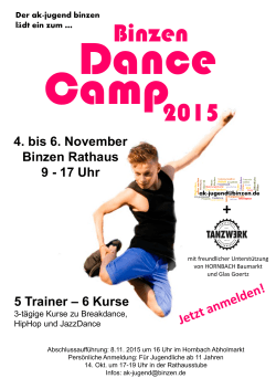 Flyer Dance Camp