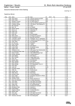 Deutsche Meisterschaft Marathon 2015