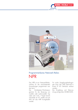 Programmierbares Netzwerk Relais