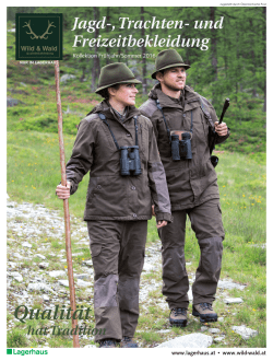 Jagdkatalog - Wild & Wald