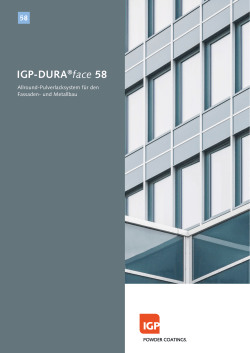 IGP-DURA &reg; face 58 Prospekt