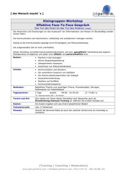 Effektives Face-To