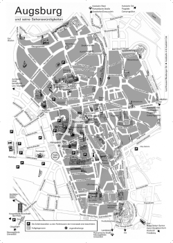 Drucken Stadtplan.qxd - Hotel am Rathaus in Augsburg