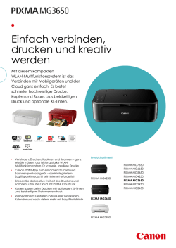 Einfach verbinden, drucken und kreativ werden