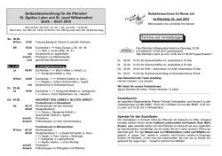 Gottesdienstordnung f&uuml;r die Pfarreien St. &Auml;gidius Lahm und St