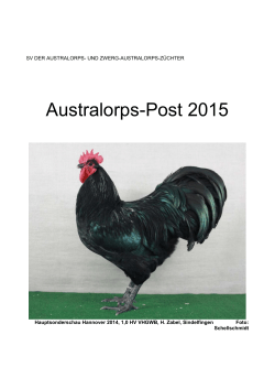 Australorps-Post 2015 - SV Australorps u. Zwerg