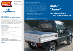 JIMNY &ldquo;Snow&rdquo; - Smart Choice Trading GmbH