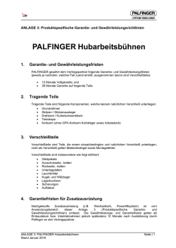 Gew&auml;hrleistungs- und Garantiebestimmungen - Anlage 3