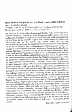 Drama und Theater. Ausgew&auml;hlte Schriften zum griechischen Drama
