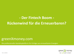 Der Fintech Boom - Top50