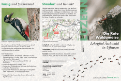 Lehrpfad Äschwald in Ufhusen - Landwirtschaft und Wald