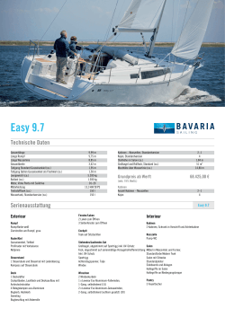 Easy 9.7 - Yachthandel MOLA