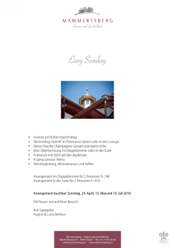 Easy Sunday - Mammertsberg