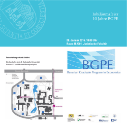 Jubiläumsfeier 10 Jahre BGPE