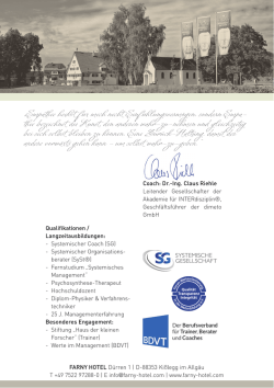 Informationen zu Dr.-Ing. Claus Riehle