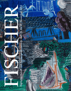 Highlights broschure - Galerie Fischer Auktionen AG