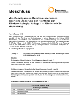 Beschlusstext (72.5 kB, PDF) - Gemeinsamer Bundesausschuss