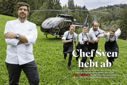 Schweizer Illustrierte – Chef Sven hebt ab – 02.10