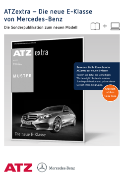 ATZextra – Die neue E-Klasse von Mercedes-Benz