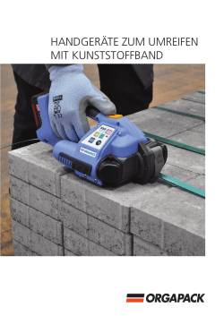 handger&auml;te zum umreifen mit kunststoffband