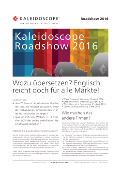 herunterladen - Kaleidoscope GmbH