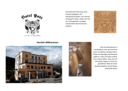 Herzlich Willkommen - Hotel Post Pontresina