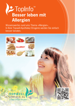 Besser leben mit Allergien