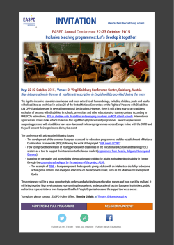 Einladung (englisch/deutsch) als PDF