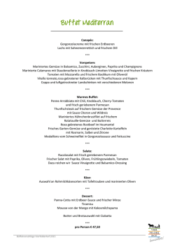 Buffet - Vierfelderhof