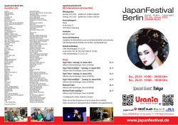 Flyer JapanFestival 2016