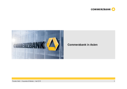 Commerzbank AG Style guide for Powerpoint presentations