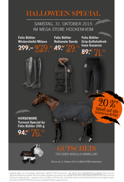 HALLOWEEN SPECIAL GUTSCHEIN