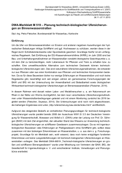 DWA-Merkblatt M 519 – Planung technisch-biologischer