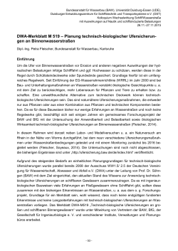 DWA-Merkblatt M 519 &ndash; Planung technisch-biologischer