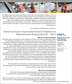 eine(n) technisch-wissenschaftliche(n) Redaktor(in) Mitarbeiter(in