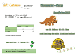 Flyer - Kita Calimero